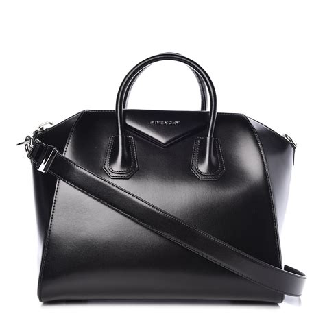 givenchy antigona medium shiny black|Givenchy antigona shopper.